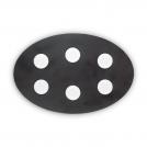 IDEAL LUX - wall luminaire  LOGOS PL6  Nero 175805