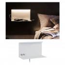 PAULMANN - LED Аплик  96772   Jarina USB C ⚡ 3000K ⚡ 540lm / 200lm ⚡ 230V ⚡ 4.5 / 1.6W dimmable ✴ Бял мат
