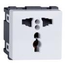 ELMARK - 26009 - UNIVERSAL SOCKET 13A WHITE LECCE 