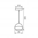 KANLUX - Pendant Lamp GALOBA C 33683 35W GU10 (1)