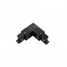 ACA LIGHTING - Ъглов конектор  90° ляв за трифазна шина за външен монтаж 4WLBL