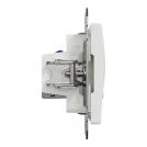 SCHNEIDER ELECTRIC - SDD111467S Sedna Design & Elements - CAT 6A STP, 2x RJ45, white (2)