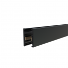 ACA LIGHTING - MINI магнитна шина за външен монтаж 24V DC 1m черна TMS1MB
