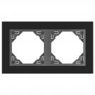 EFAPEL - DOUBLE FRAME GRANITE/GREY 90920 TGS LOGUS 90 Petra