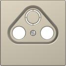 SCHNEIDER ELECTRIC -  MTN4123-6033 Central plate for antenna socket-outlets 2/3 holes, sahara, System Design