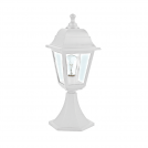 ACA LIGHTING - Градински фенер стоящ бял влагозащитен IP44 PLGP3W