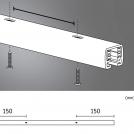 PAULMANN - Шина 97682 URail Rail 50 cm. ~230V Бяло (2)