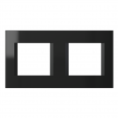 TEM - OL24NB Frame 2+2M, color Black gloss, Modul