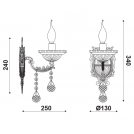 ACA LIGHTING - Elegant EG166491WBR (1)