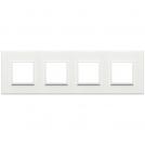 VIMAR - 21669.17 - Eikon EVO Рамка 4х2М немски стандарт Total White