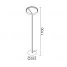 ACA LIGHTING - CNF43GDIM ROLLIE-FLOOR LAMP PAINTING GOLD ALUMINIUM LED SMD 43W DIMMABLE 2700K 2150LM IP20 385X1700MM (1)