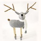 ACA LIGHTING - ^ DECO FABRIC DEER 45CM  X124511