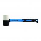 Högert Technik - Rubber mallet (black-white) with fibreglass handle, 680 g HT3B052