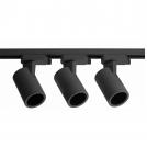 GTV Lighting - XLT-Z3OP20SZ1B-10 LED Релсов осветител TRAX BIS Kit комплект 1m шина и 3 спота x20W черен алуминий GU10