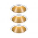 PAULMANN - Луни (3бр.) 93406  Cole Coin Basic Set IP44 round 88mm Coin⚡ 3x6W ⚡3x460lm⚡ 230V dimmable⚡ 2700K