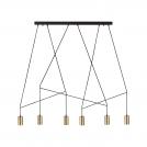 NOWODVORSKI - Пендел 7955 IMBRIA SOLID BRASS VI listwa • GU10 6x10W only LED • IP20