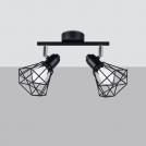 SOLLUX - Ceiling lamp ARTEMIS 2 black SL.1106 (1)