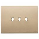 VIMAR - Plate 3Mx3 Vintage satin gold - 22673.3.88