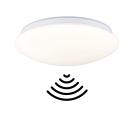 PAULMANN - ВЛАГОУСТОЙЧИВ LED ПЛАФОН  75407  LEONIS twilight-controlled motion detector (HF) ⚡ IP44⚡ 3000 - 5700K⚡ 1750lm⚡ 230V⚡ 16.5W ✴ Бял