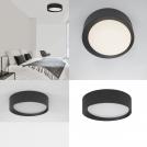 NOVA LUCE - Dimmable Ceiling lamp Ø45, H:12 cm.  9085221  OBY ⚡ LED 30W ⚡ 2238Lm ⚡ 3000K ⚡ 220-240V ⚡ IP20 ✴ Sandy Black