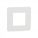 SCHNEIDER ELECTRIC - NU280218 New Unica - cover frame - 1 gang - 1 x 2 modules - white/ white