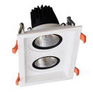 ELMARK - ДВОЙНА ПОДВИЖНА LED ЛУНА 2X30W 230V 3000K БЯЛА 92DL82F6030/WH