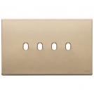 VIMAR - Plate 4Mx4 Vintage satin gold - 22674.4.88