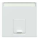 SCHNEIDER ELECTRIC - MEG4573-0325 Cover plate, Merten System M, for data socket, active white (1)