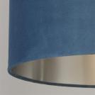 SEARCHLIGHT - Lampshade 21027TE Teal Velvet Drum ⚡HALOGEN 60W ⚡B22 / E14 / E27 (2)