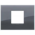 VIMAR - 19652.61 - Classic plate 2centrM Reflex smoke grey