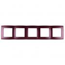 ELMARK - 190609 - CITY FIVEFOLD PANEL BORDO METALLIC