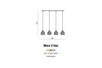 AZZARDO -  MORA 4 LINE DEL-8150-4PL / AZ2111 (4)