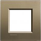 BTICINO - LNA4802SQ Square cover plate 2 modules - square 