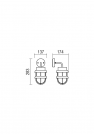 REDO GROUP - Аплик влагозащитен CLAUT 9498   AP E27 1x42W IP44 DG (1)