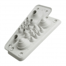 MOREK - MB5/11 IP67 RAL 7035 grey Multigate (without pins)  MBA2N11L11