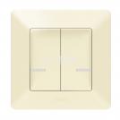 LEGRAND - 752287 Valena Life with NETATMO Double switch - Wireless - Cream
