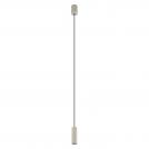 NOWODVORSKI - Пендел 10900 FOURTY S SILK GRAY • Ф4см • 1 х 10 W • GU10 • IP20