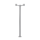 IDEAL LUX - garden pole   CLIO MPT2 GRIGIO 249513 E27, 2X60W, IP44