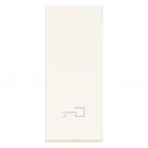 VIMAR - Face plate for in-line mechanism white, lightable key symbol - 31000.PB