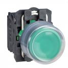 SCHNEIDER ELECTRIC - Push button green with a lid 1NO Ø22mm XB5 XB5AP31
