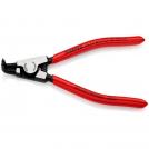 KNIPEX - Зегер клещи 125мм, ъгъл 90° с пружина, червена ръкохватка, за валове 10-25мм - заострен край 1,3мм 4621A11