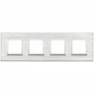 VIMAR - 21669.02 - Plate 8M (2+2+2+2) 71mm Next grey