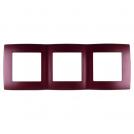 ELMARK - 190669 - CITY TRIPLE PANEL BORDO METALLIC