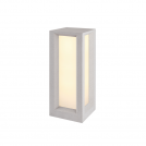 ACA LIGHTING - Градински стълб MK039W-560  560MM IP65 3xE27 Max.7W WHITE CEMENT & PC DIFFUSER