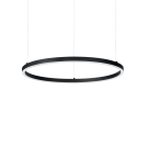 IDEAL LUX - pendant luminaire  ORACLE SLIM D70 NERO 229515