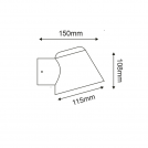 ACA LIGHTING - garden luminaire VIDA1WWH (1)