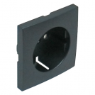 EFAPEL - Face plate for Outlet SCHUKO with child protection GREY 90632 TIS LOGUS 90