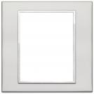 VIMAR - 21668.07.01 - Plate 8(4+4)M aluminium silver