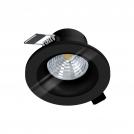 EGLO - LED луна вгр.СПОТ вгр. LED 6W 450lm IP44 2700K Ø88 черно 'SALABATE' 99493