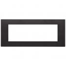 VIMAR - 30657.02 Total Look Cover Frame Linea black 7M